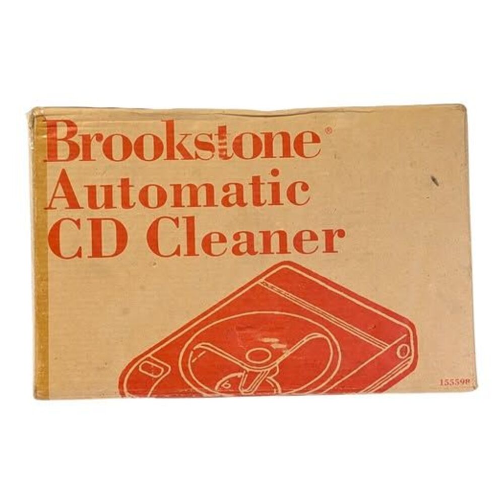 Brookstone Automatic CD Video Game Player Game Cleaner